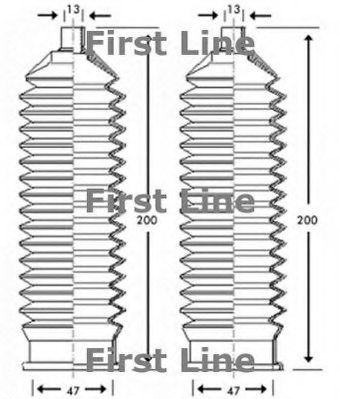 FIRST LINE FSG3197 Bellow, steering